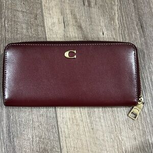 Coach zip around wallet